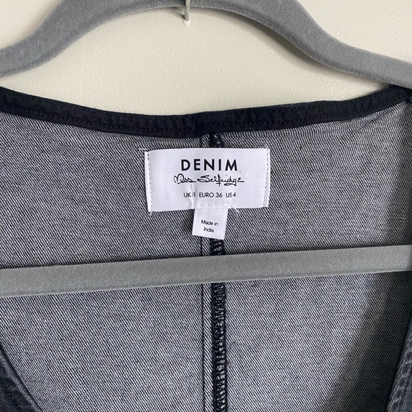 Button up denim dress with pockets! - Picture 6 of 9